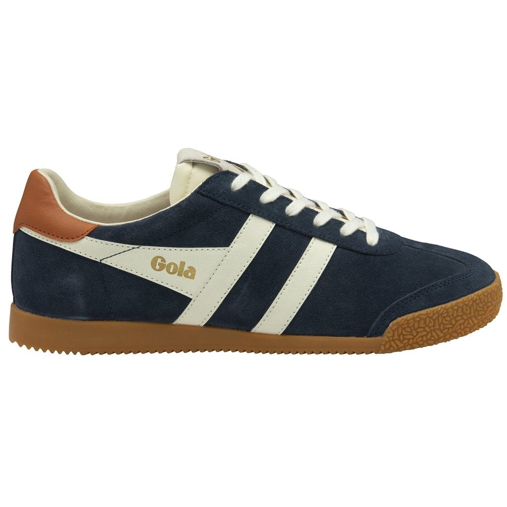 Gola Classics Elan Sneakers Azul Marino Blancos Naranjas Mexico | QUV-918534