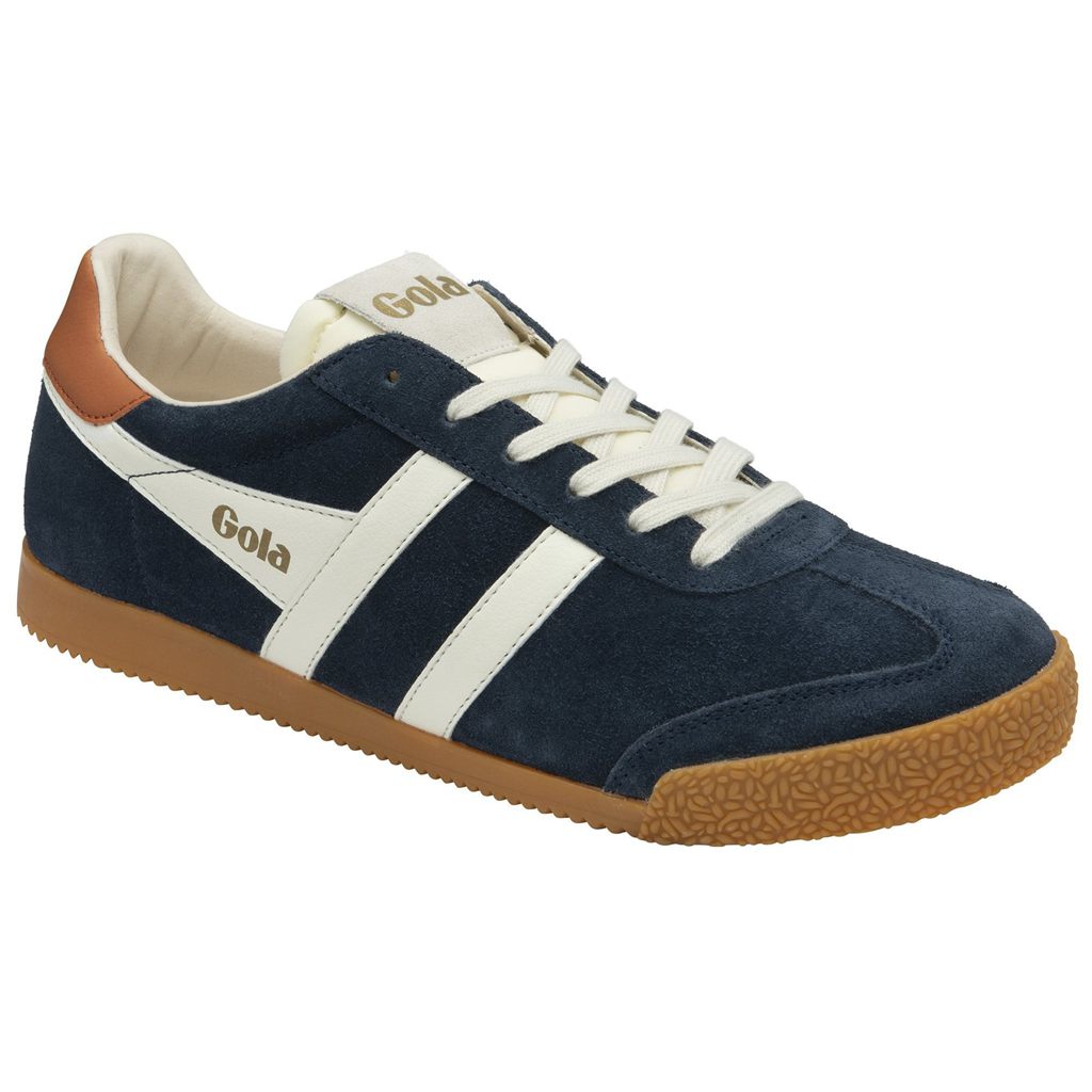 Gola Classics Elan Sneakers Azul Marino Blancos Naranjas Mexico | QUV-918534