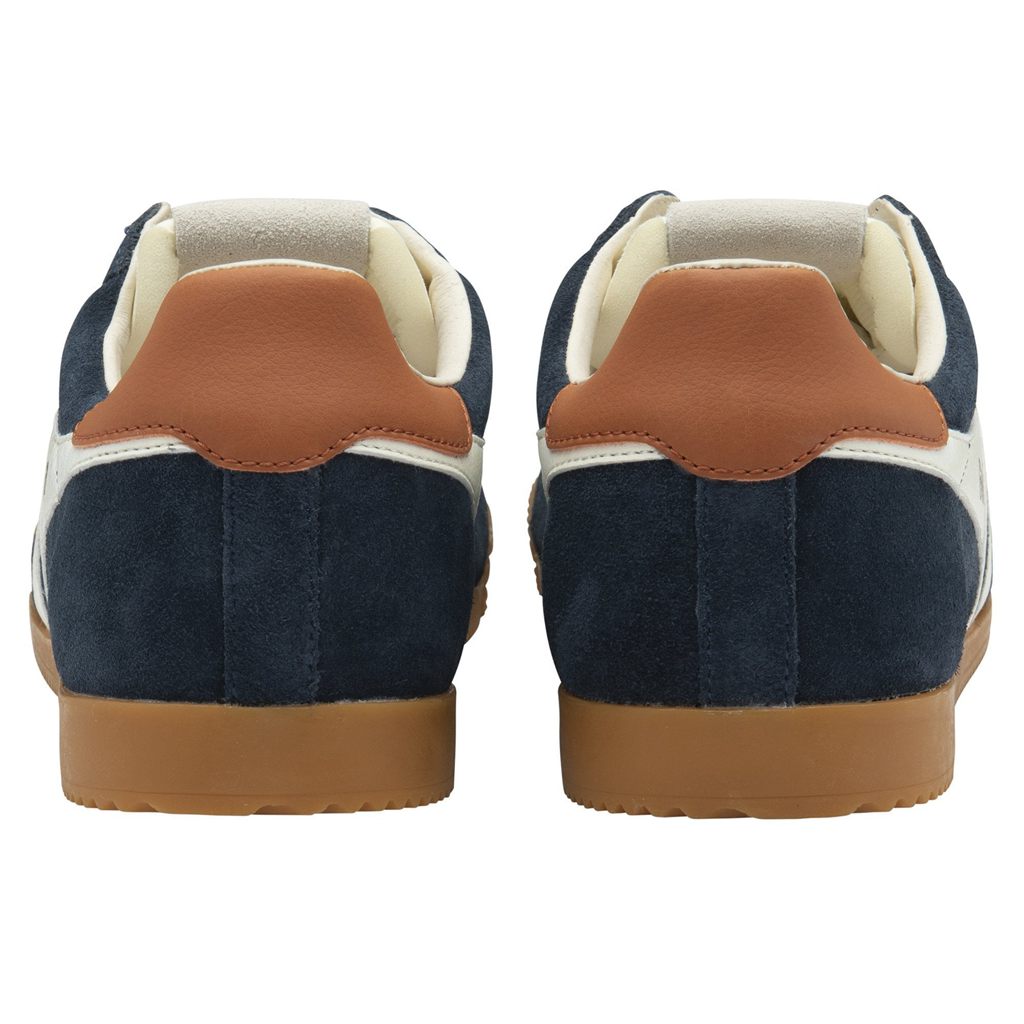 Gola Classics Elan Sneakers Azul Marino Blancos Naranjas Mexico | QUV-918534