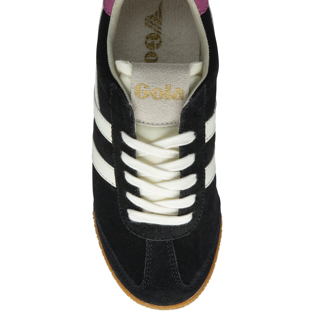 Gola Classics Elan Sneakers Negros Blancos Fucsia Mexico | TVE-126047