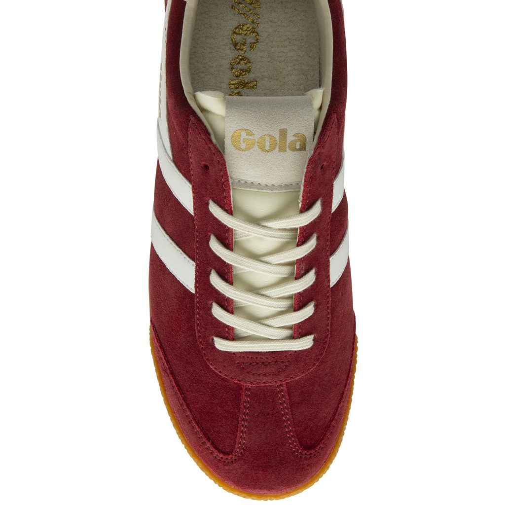 Gola Classics Elan Sneakers Rojos Oscuro Blancos Mexico | GWR-213546
