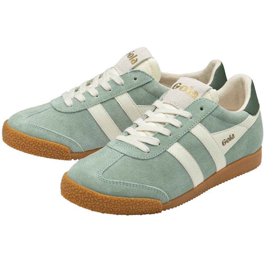 Gola Classics Elan Sneakers Verdes Blancos Mexico | JVB-024793