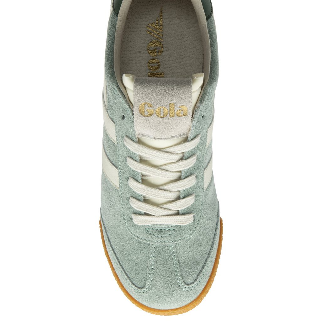 Gola Classics Elan Sneakers Verdes Blancos Mexico | JVB-024793