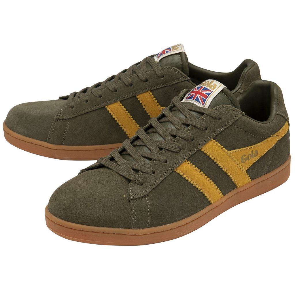 Gola Classics Equipe Suede Sneakers Kaki Mexico | QEK-473609