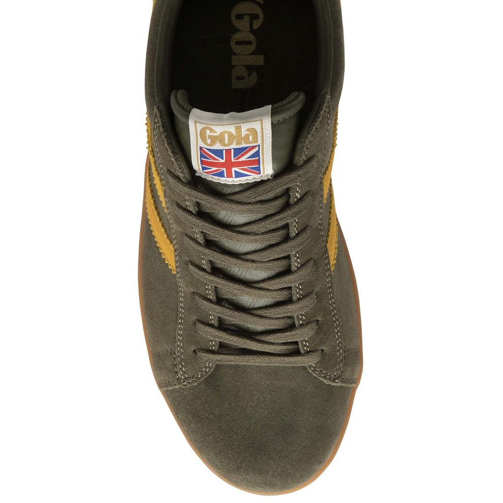 Gola Classics Equipe Suede Sneakers Kaki Mexico | QEK-473609