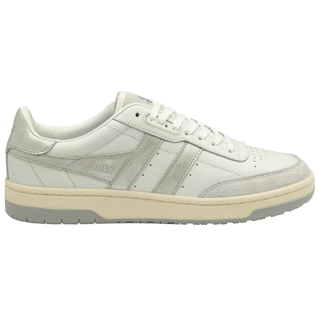 Gola Classics Falcon Mirror Sneakers Blancos Plateados Mexico | VKR-256087