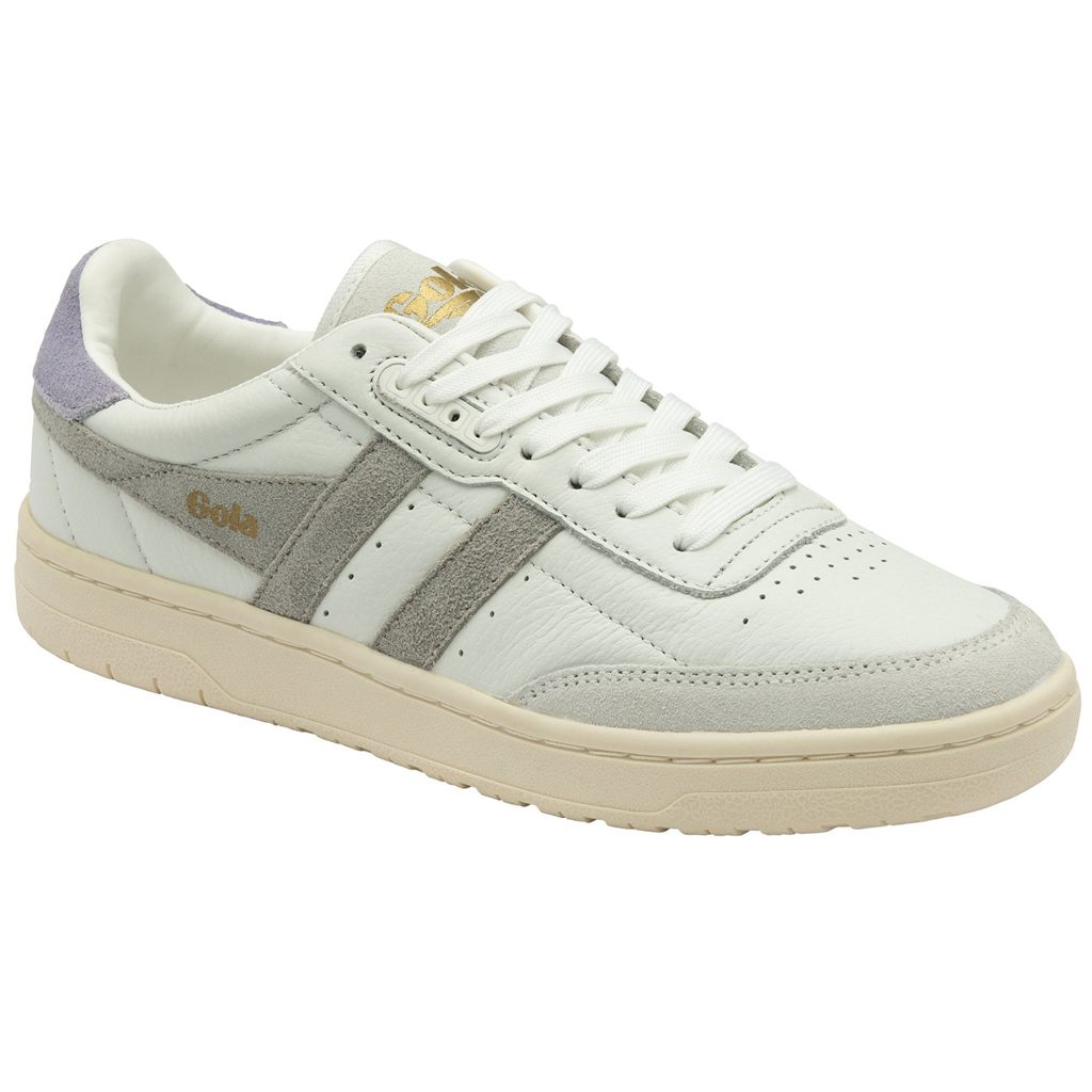 Gola Classics Falcon Sneakers Blancos Grises Claro Lavanda Mexico | KES-293601