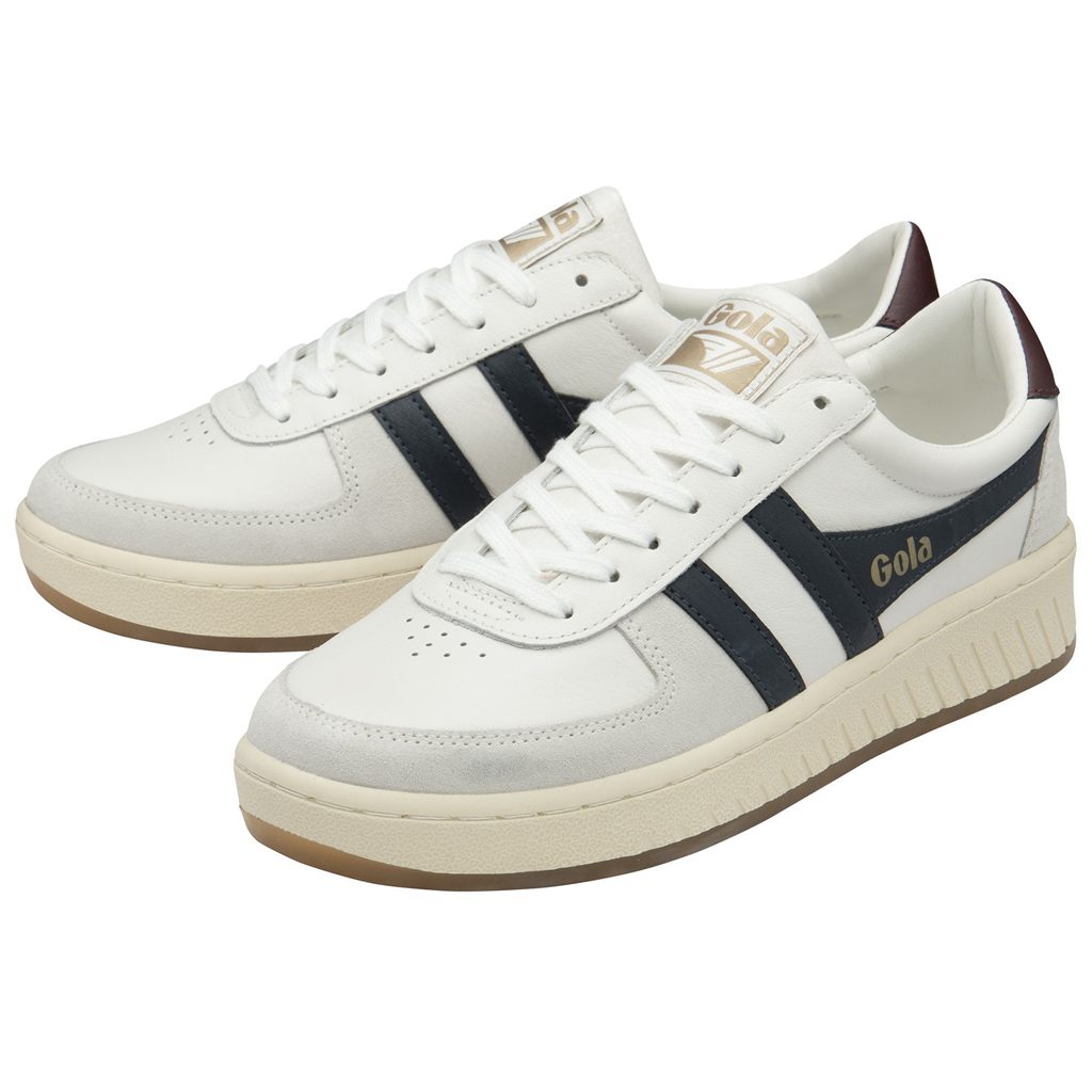 Gola Classics Grandslam Classic Sneakers Blancos Azul Marino Vino Mexico | GSE-230791