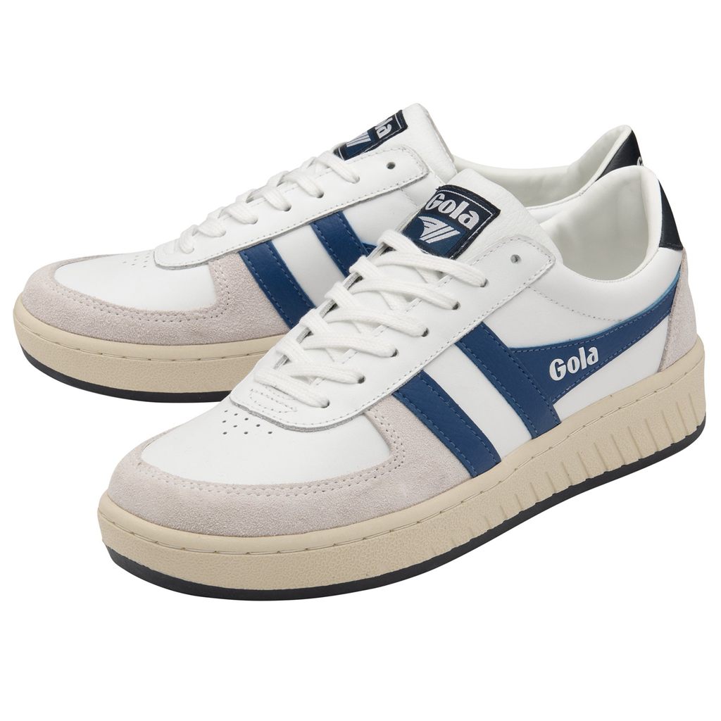Gola Classics Grandslam Classic Sneakers Blancos Azules Azul Marino Mexico | AIZ-531967