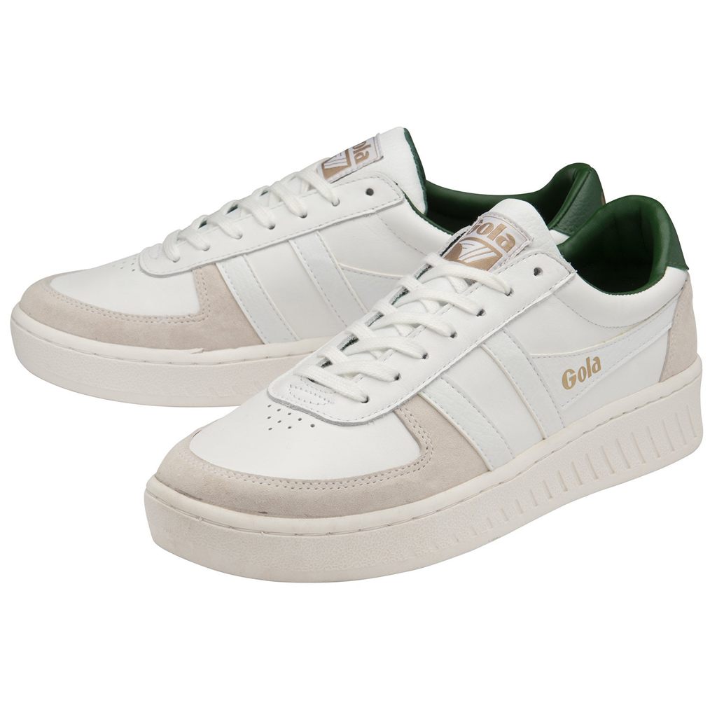 Gola Classics Grandslam Classic Sneakers Blancos Verdes Oscuro Mexico | WBF-895703