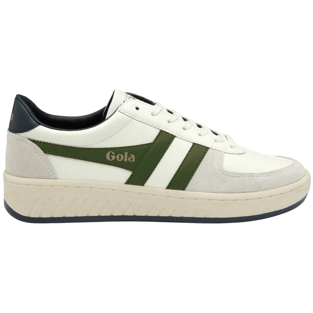 Gola Classics Grandslam Classic Sneakers Blancos Verdes Oscuro Azul Marino Mexico | HRT-851234