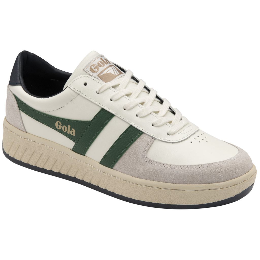 Gola Classics Grandslam Classic Sneakers Blancos Verdes Oscuro Azul Marino Mexico | HRT-851234