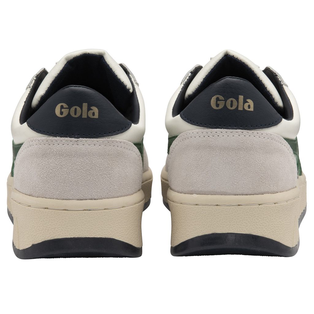 Gola Classics Grandslam Classic Sneakers Blancos Verdes Oscuro Azul Marino Mexico | HRT-851234