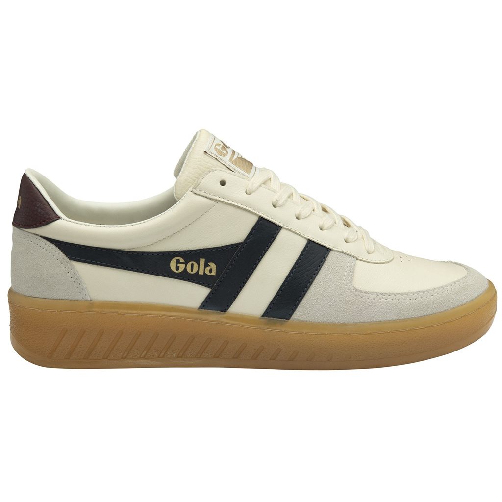 Gola Classics Grandslam Elite Sneakers Blancos Azul Marino Vino Mexico | AHT-217369