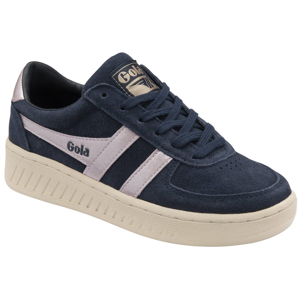 Gola Classics Grandslam Flame Sneakers Azul Marino Rosas Mexico | DUW-796582