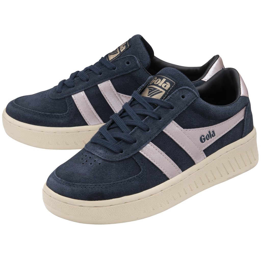 Gola Classics Grandslam Flame Sneakers Azul Marino Rosas Mexico | DUW-796582