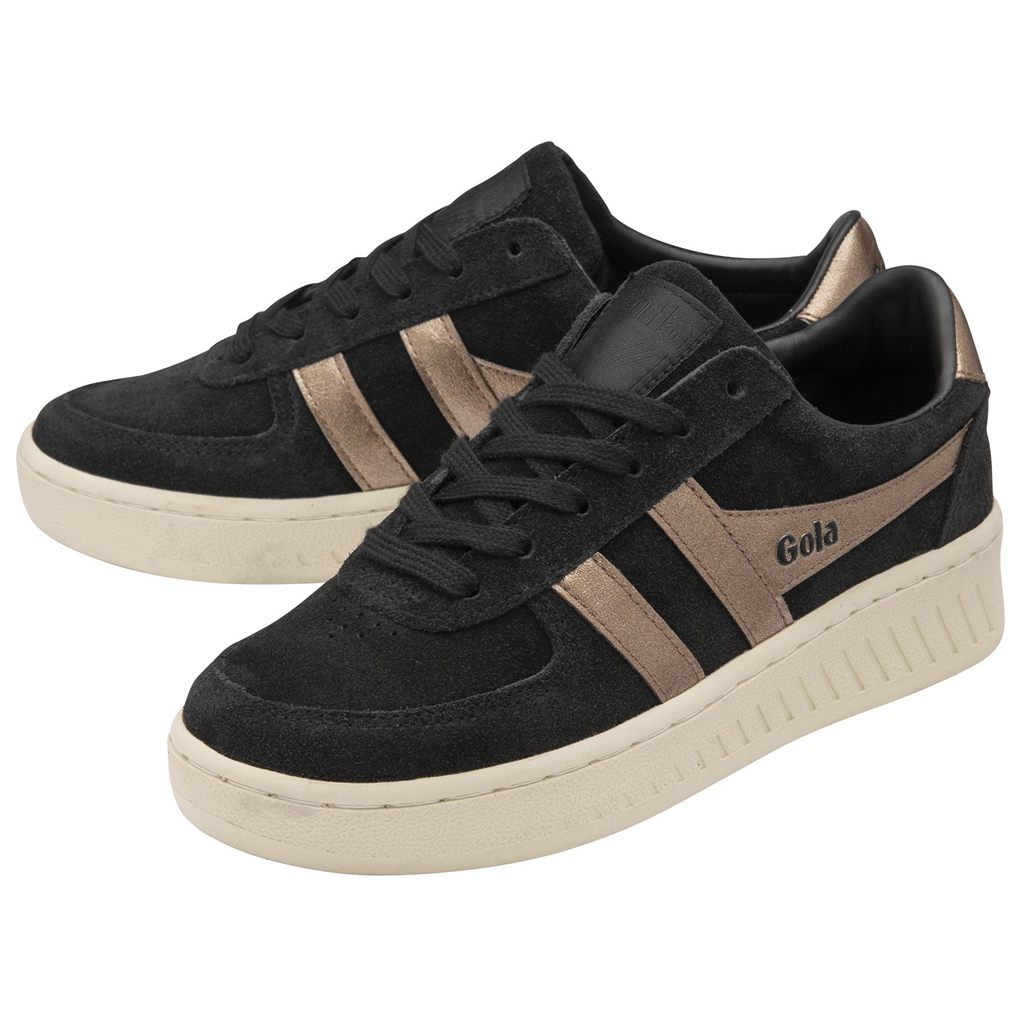 Gola Classics Grandslam Flame Sneakers Negros Cobra Mexico | XUF-053819