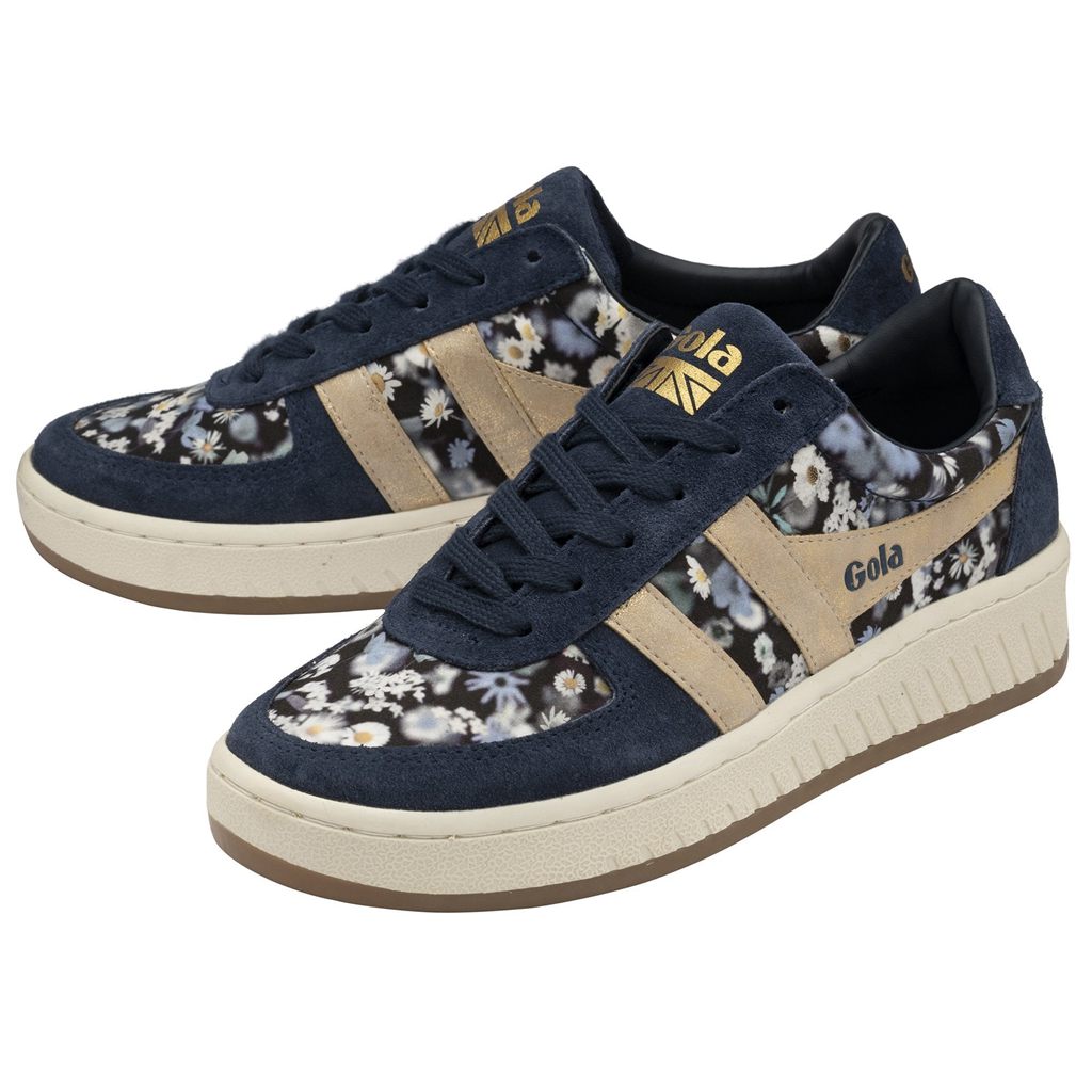 Gola Classics Grandslam LBTY BR Sneakers Azul Marino Dorados Mexico | VIF-014265