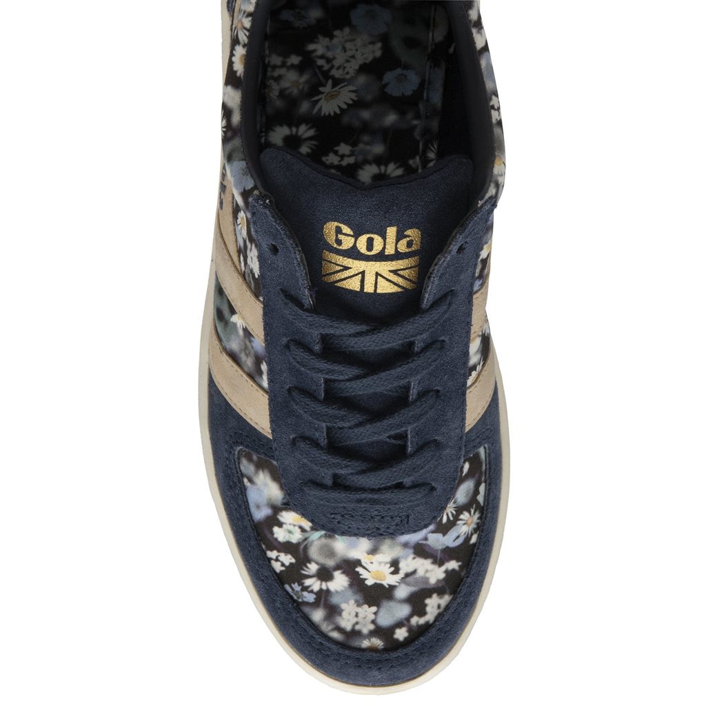 Gola Classics Grandslam LBTY BR Sneakers Azul Marino Dorados Mexico | VIF-014265
