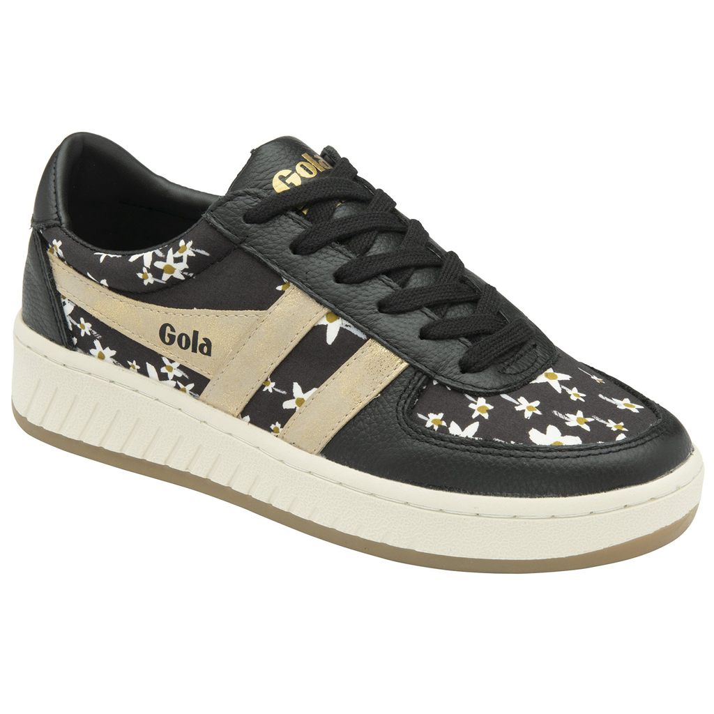 Gola Classics Grandslam LBTY SN Sneakers Negros Dorados Mexico | XDK-816249
