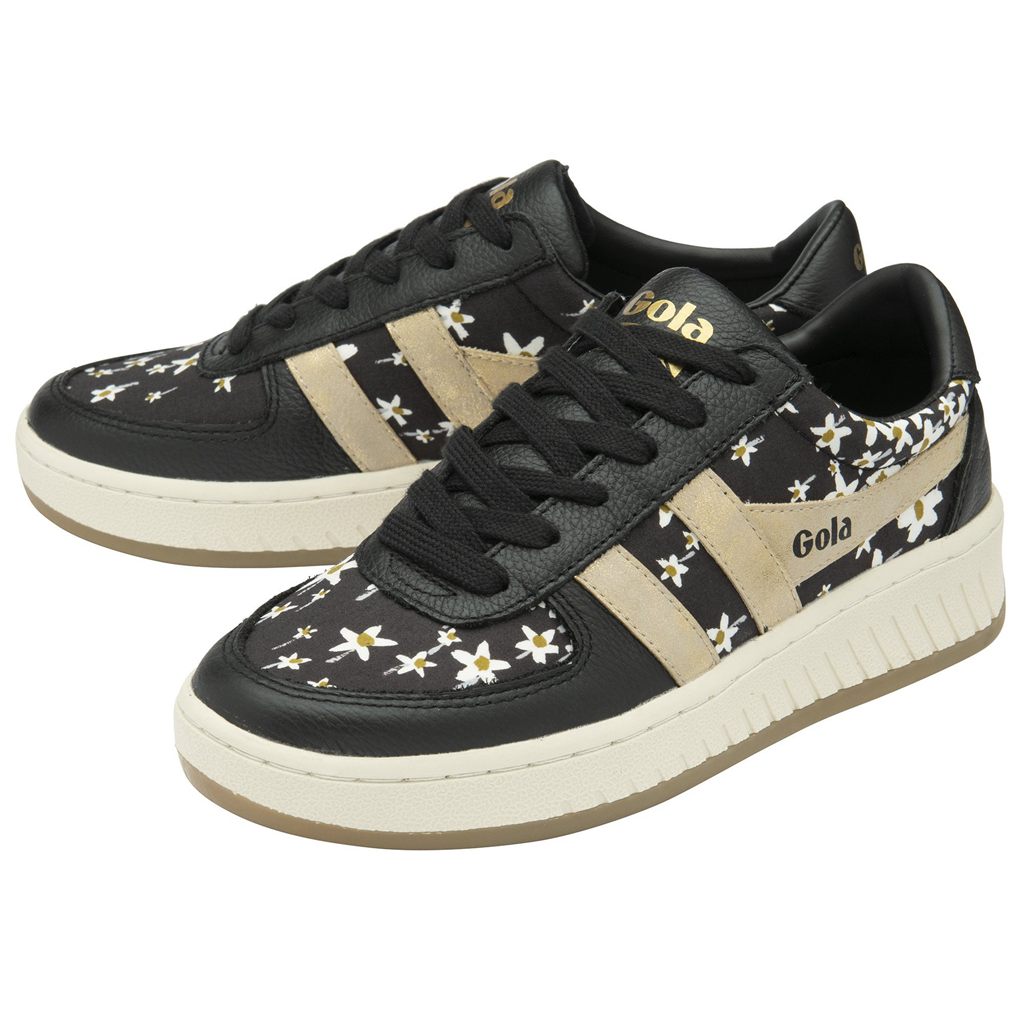 Gola Classics Grandslam LBTY SN Sneakers Negros Dorados Mexico | XDK-816249
