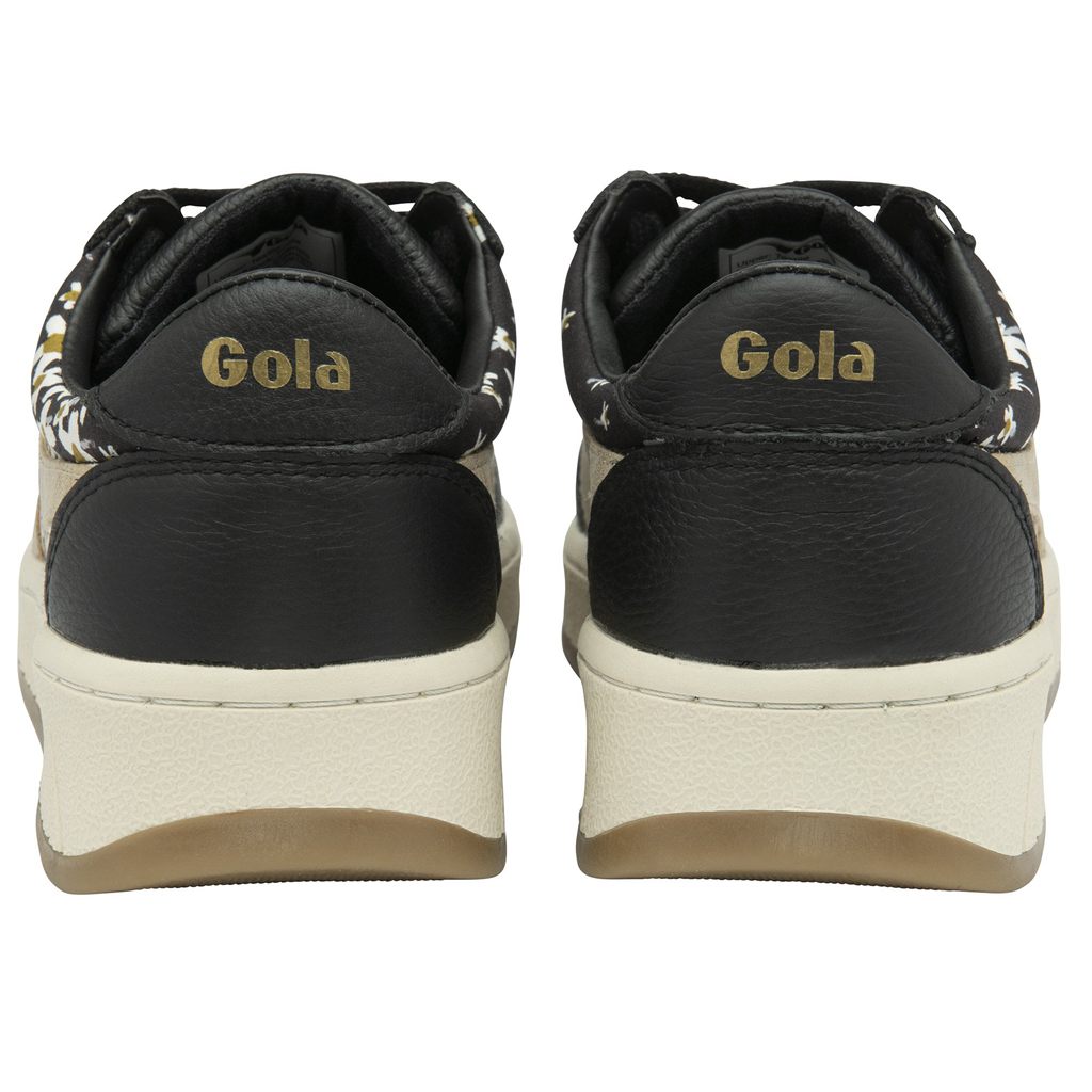 Gola Classics Grandslam LBTY SN Sneakers Negros Dorados Mexico | XDK-816249
