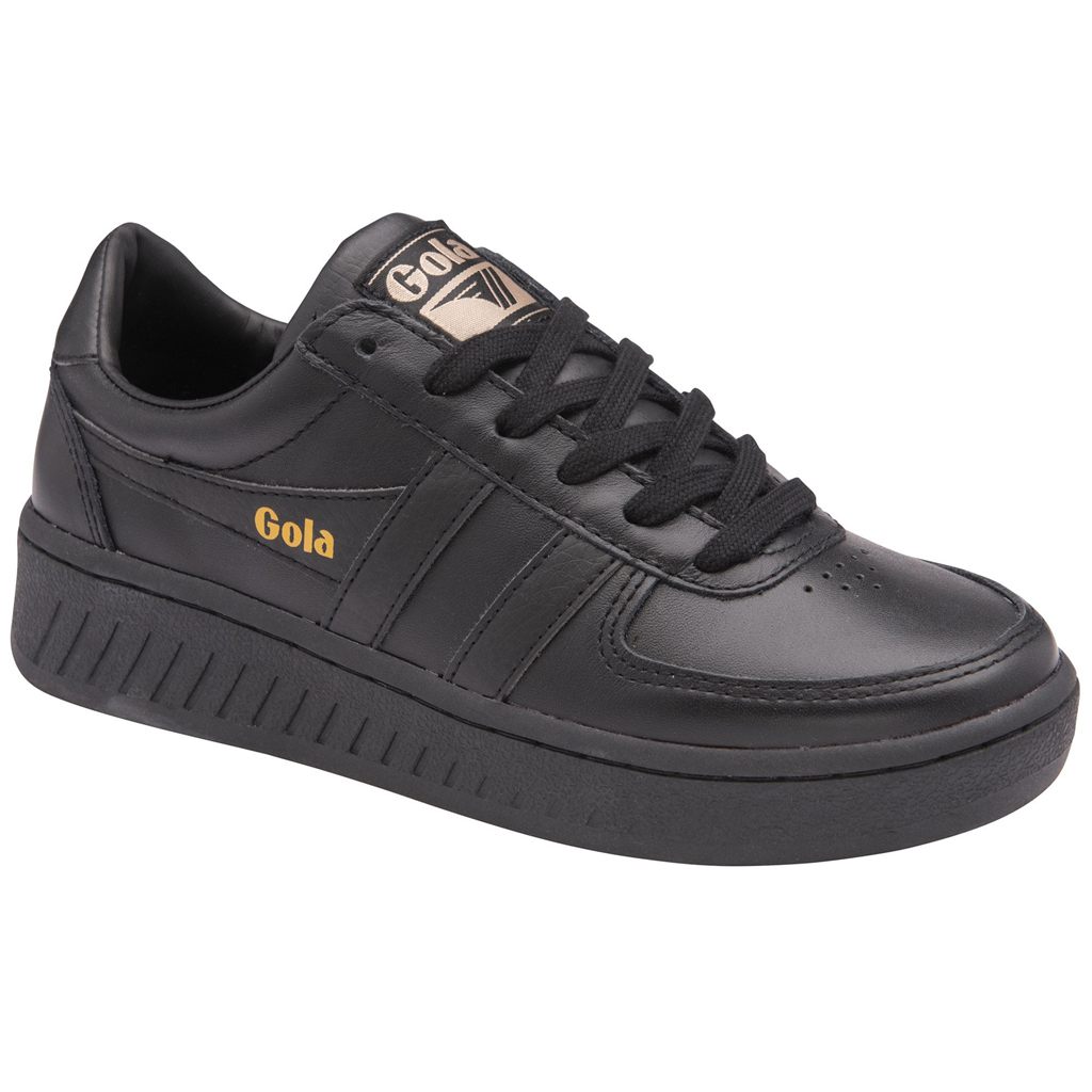 Gola Classics Grandslam Leather Sneakers Negros Mexico | BJD-705293