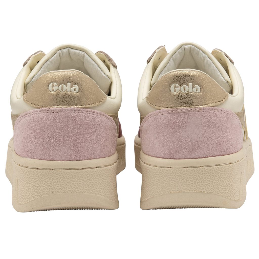 Gola Classics Grandslam Quadrant Sneakers Blancos Dorados Rosas Mexico | VSG-638057