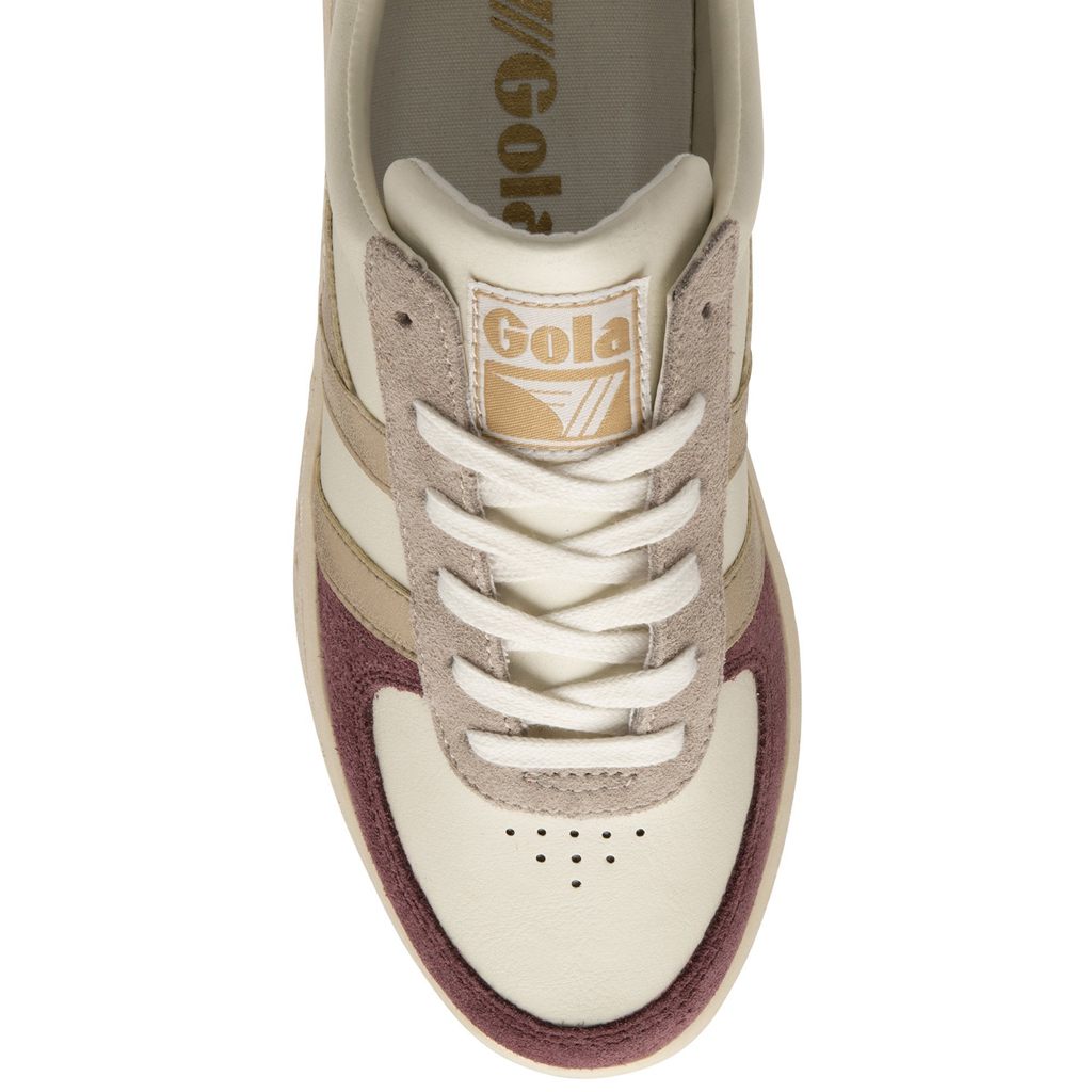 Gola Classics Grandslam Quadrant Sneakers Blancos Dorados Rosas Mexico | VSG-638057