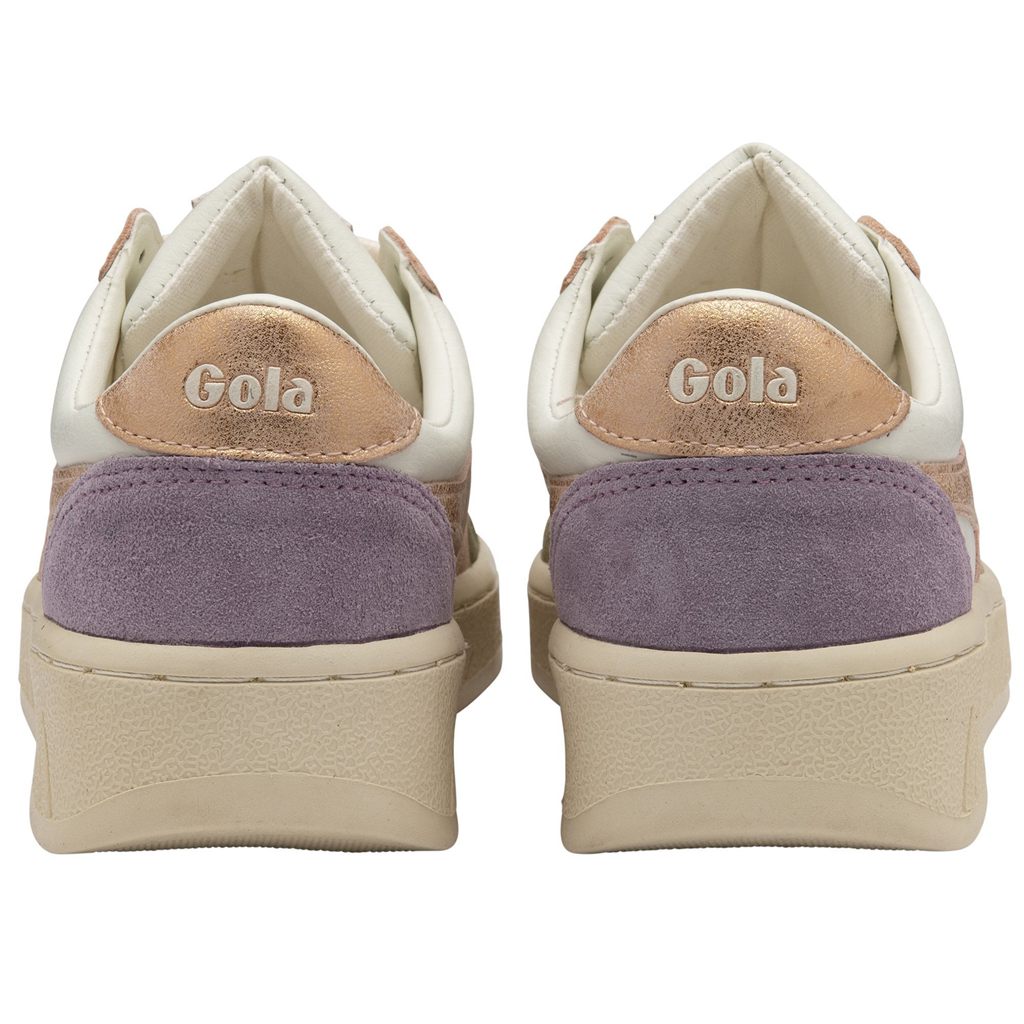 Gola Classics Grandslam Quadrant Sneakers Blancos Kaki Rosas Dorados Mexico | EUQ-320496