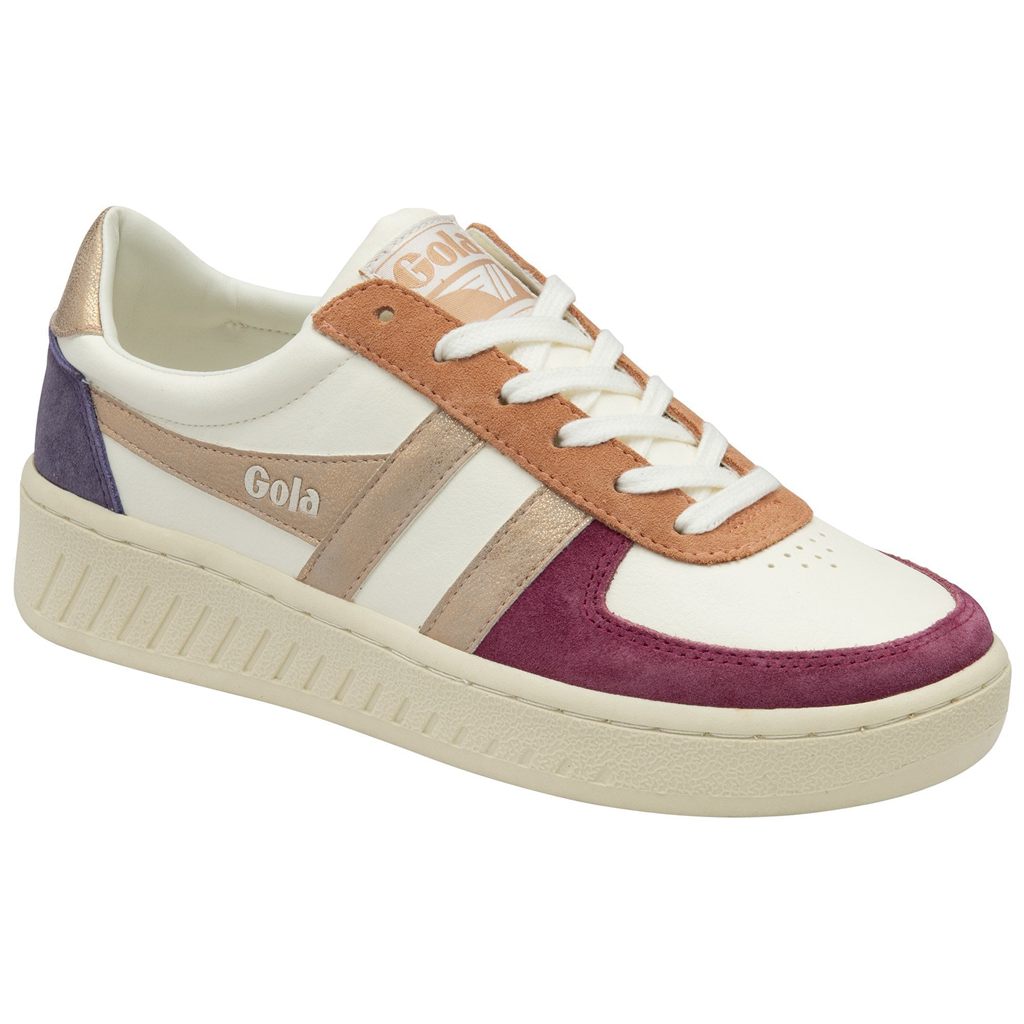 Gola Classics Grandslam Quadrant Sneakers Blancos Rosas Dorados Mexico | RSP-523084