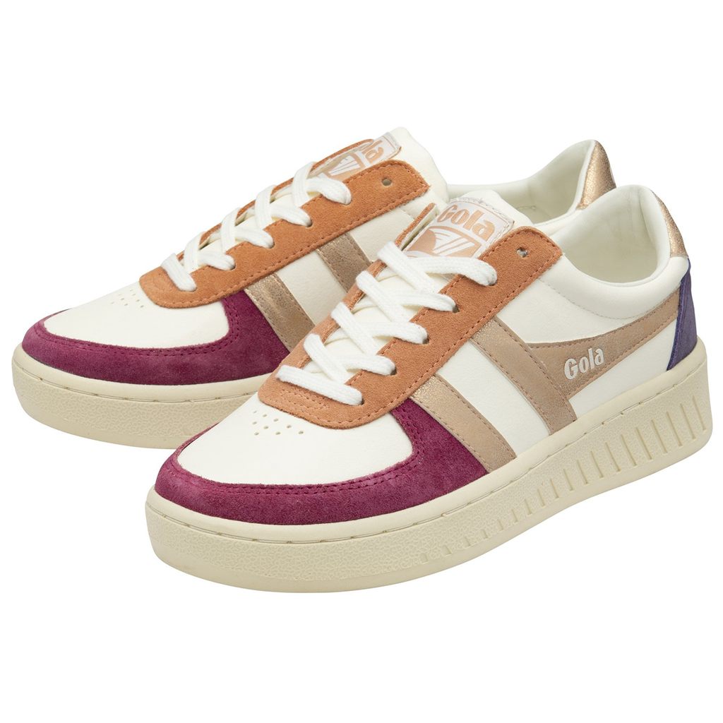 Gola Classics Grandslam Quadrant Sneakers Blancos Rosas Dorados Mexico | RSP-523084