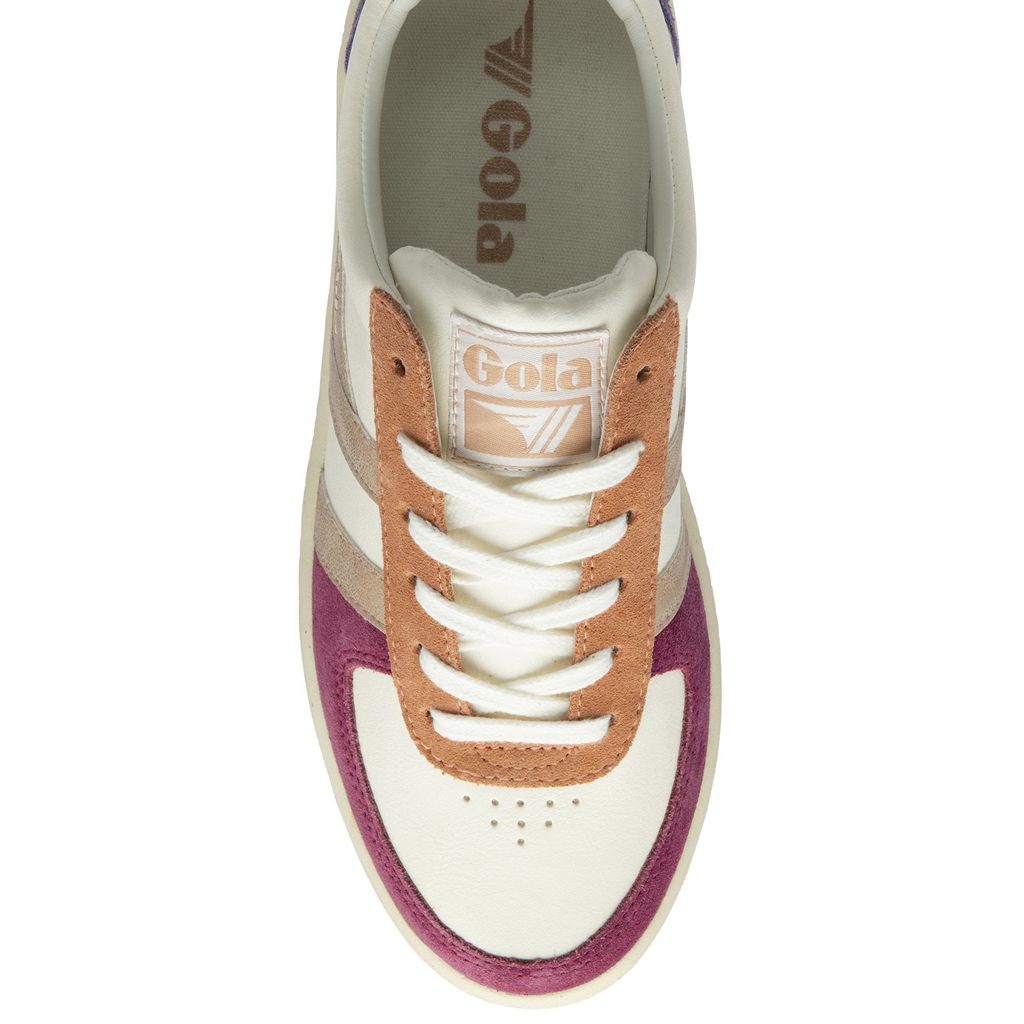 Gola Classics Grandslam Quadrant Sneakers Blancos Rosas Dorados Mexico | RSP-523084