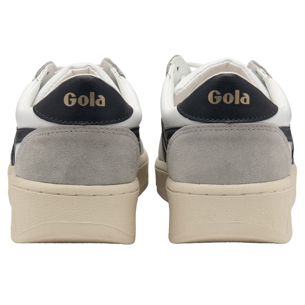 Gola Classics Grandslam Quadrant Sneakers Blancos Grises Claro Azul Marino Mexico | NXC-951320