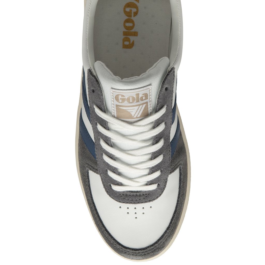 Gola Classics Grandslam Quadrant Sneakers Blancos Azules Mexico | NKX-406273