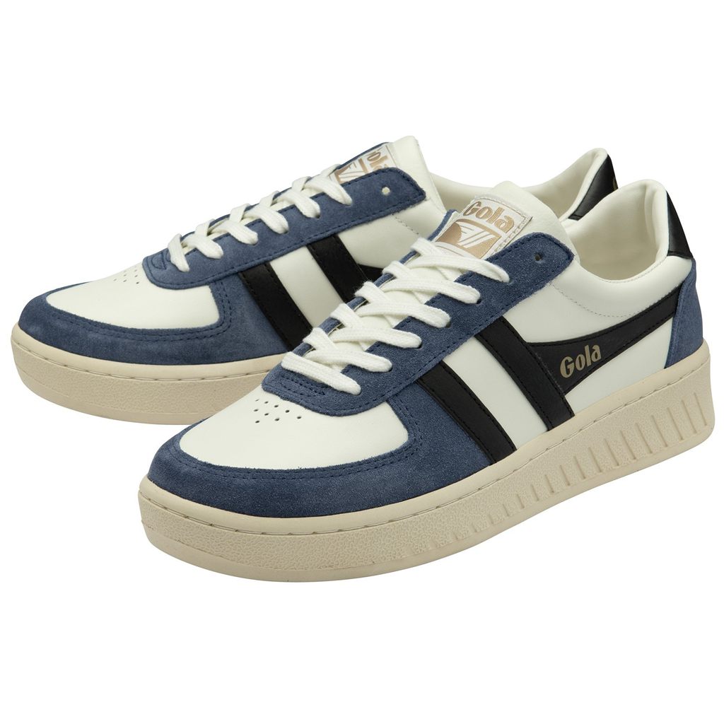 Gola Classics Grandslam Quadrant Sneakers Blancos Negros Mexico | QAG-589174