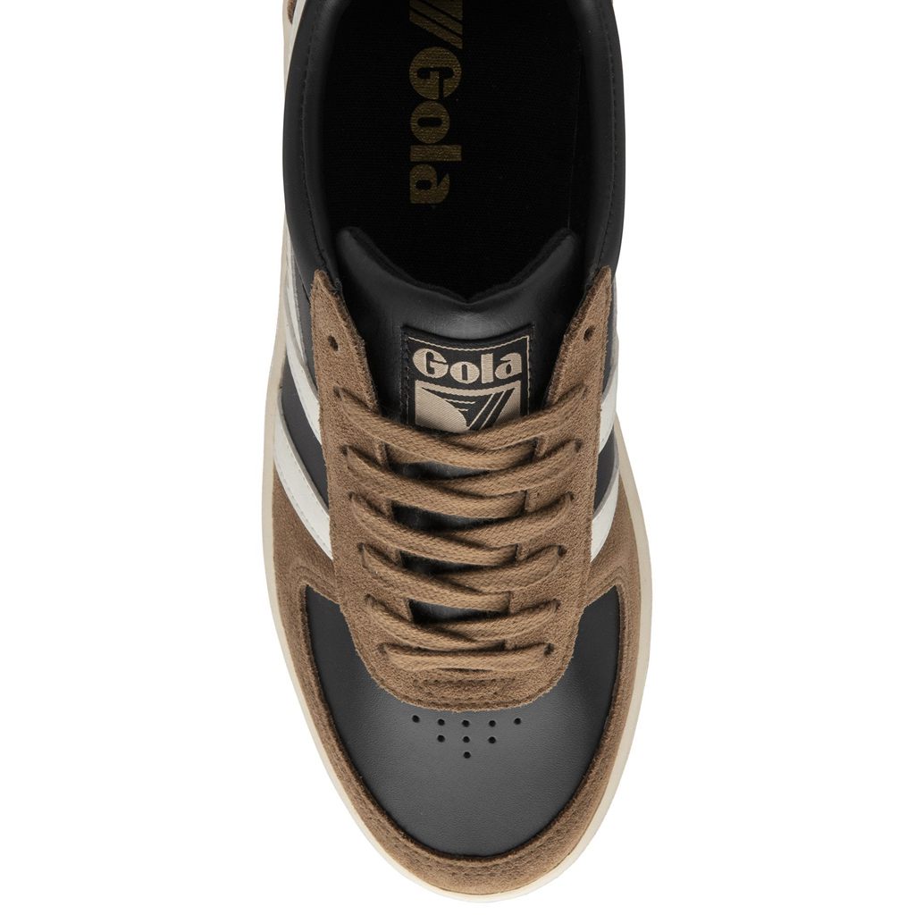 Gola Classics Grandslam Quadrant Sneakers Negros Blancos Mexico | CTJ-104956