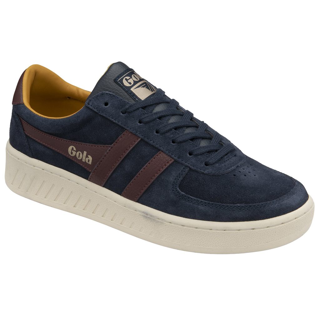 Gola Classics Grandslam Suede Sneakers Azul Marino Vino Mexico | YEU-340128