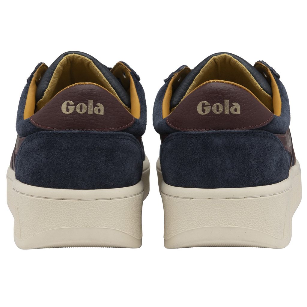 Gola Classics Grandslam Suede Sneakers Azul Marino Vino Mexico | YEU-340128