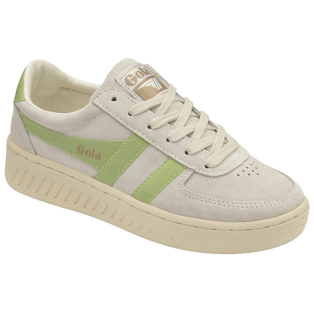 Gola Classics Grandslam Suede Sneakers Blancos Verdes Mexico | NAU-170652