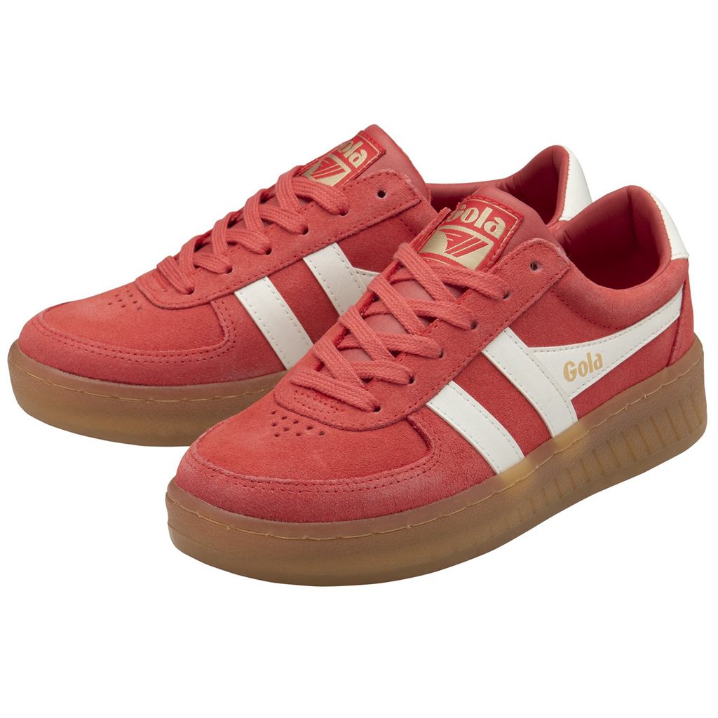 Gola Classics Grandslam Suede Sneakers Coral Blancos Mexico | MLO-362184