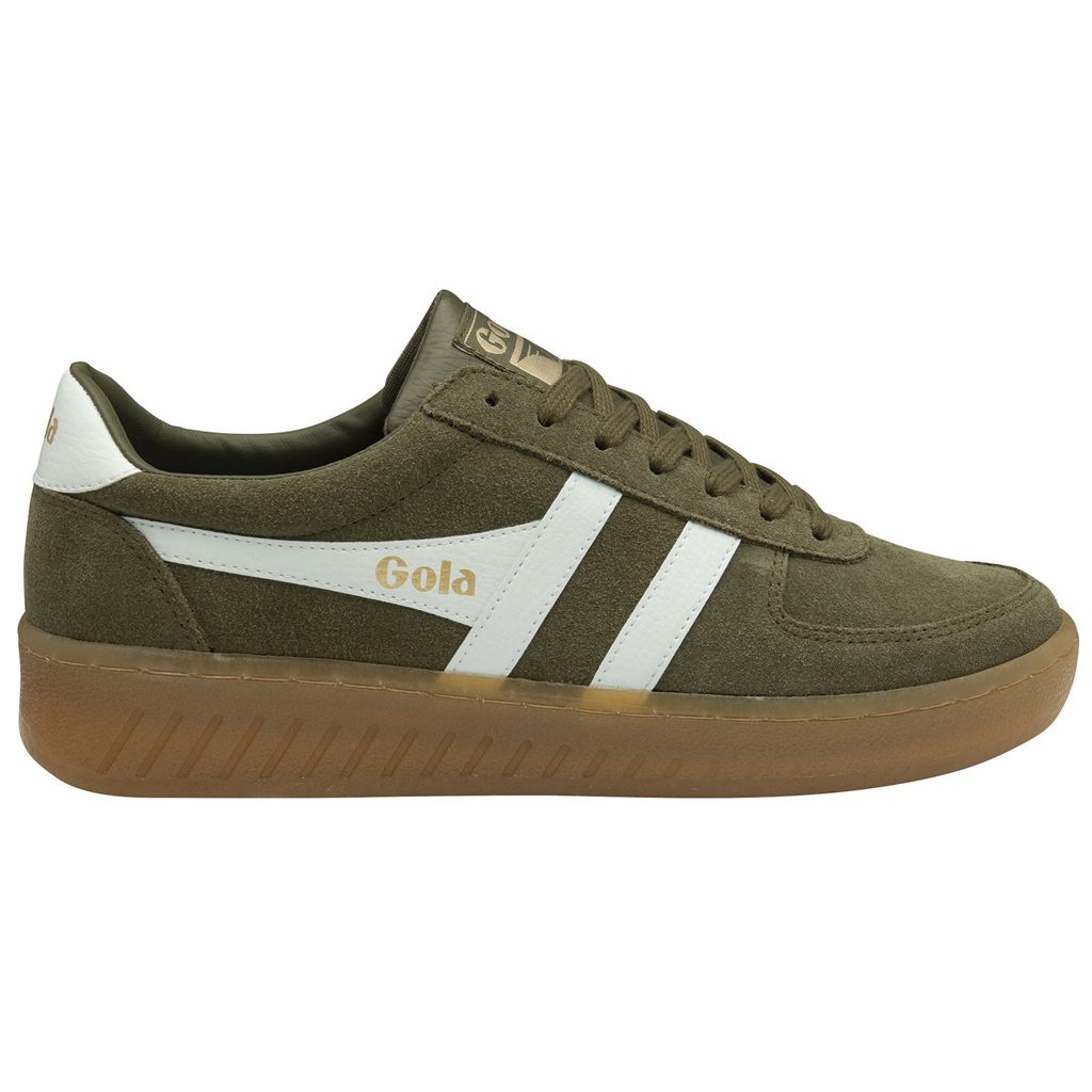 Gola Classics Grandslam Suede Sneakers Kaki Blancos Mexico | PQC-269083
