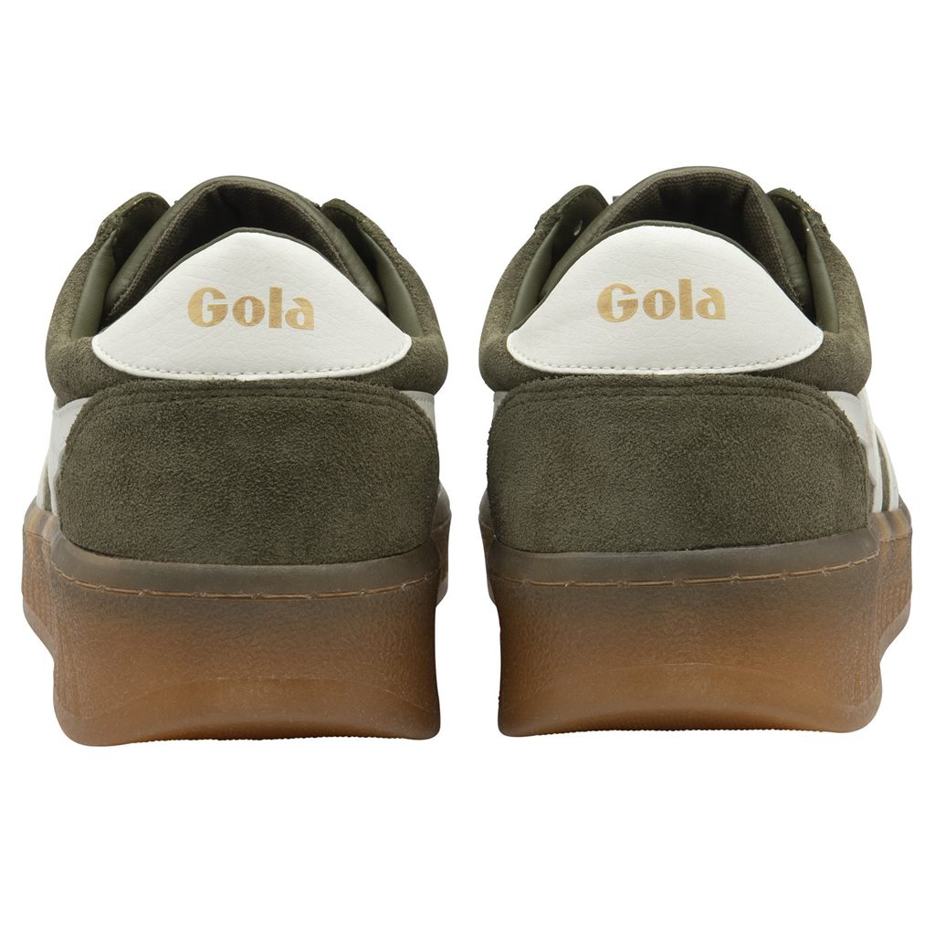 Gola Classics Grandslam Suede Sneakers Kaki Blancos Mexico | PQC-269083