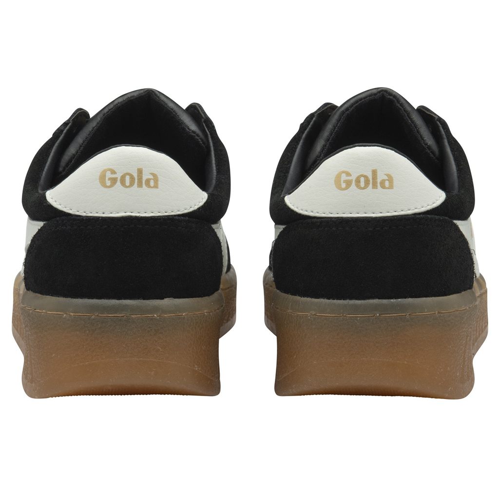 Gola Classics Grandslam Suede Sneakers Negros Blancos Mexico | PDA-237046