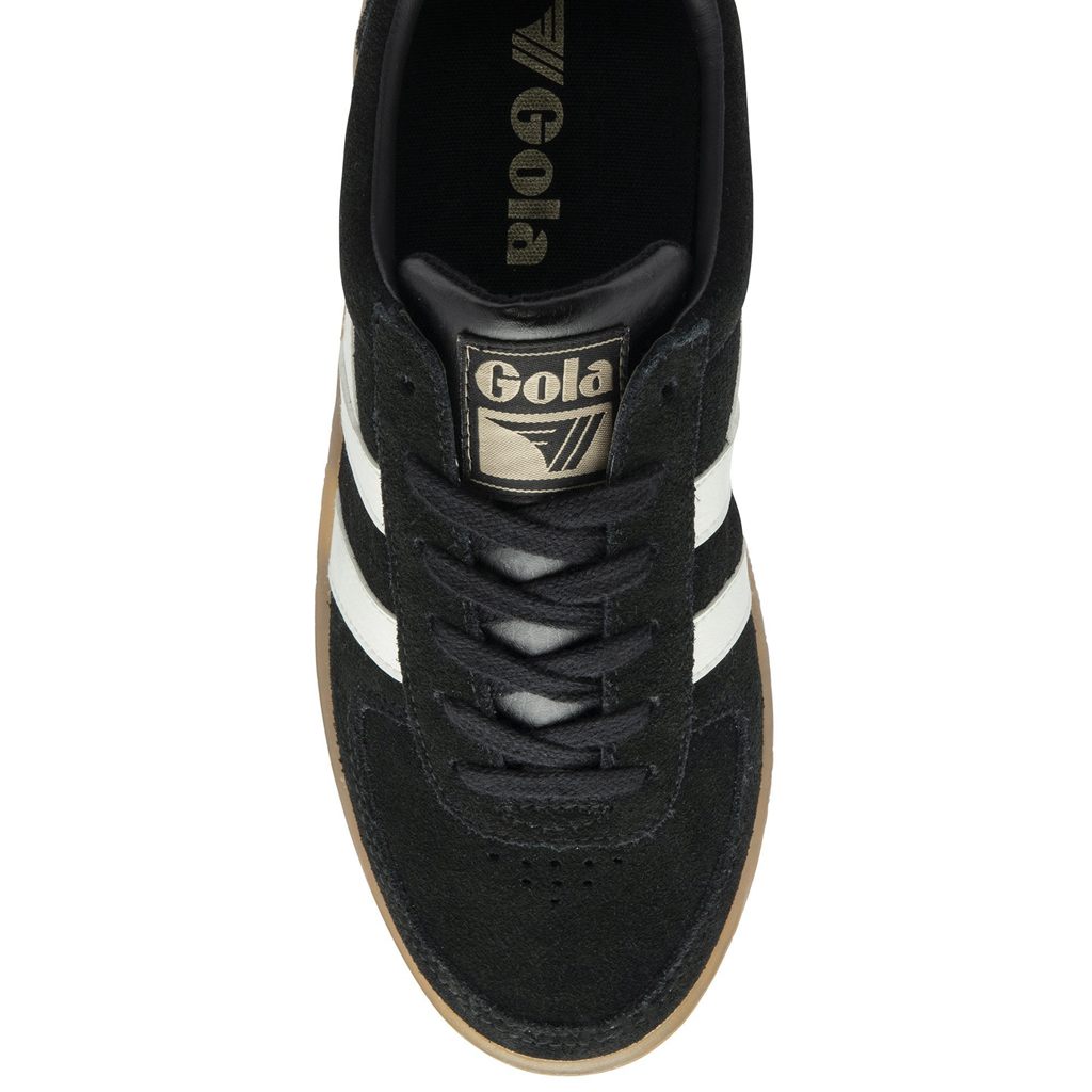 Gola Classics Grandslam Suede Sneakers Negros Blancos Mexico | PDA-237046