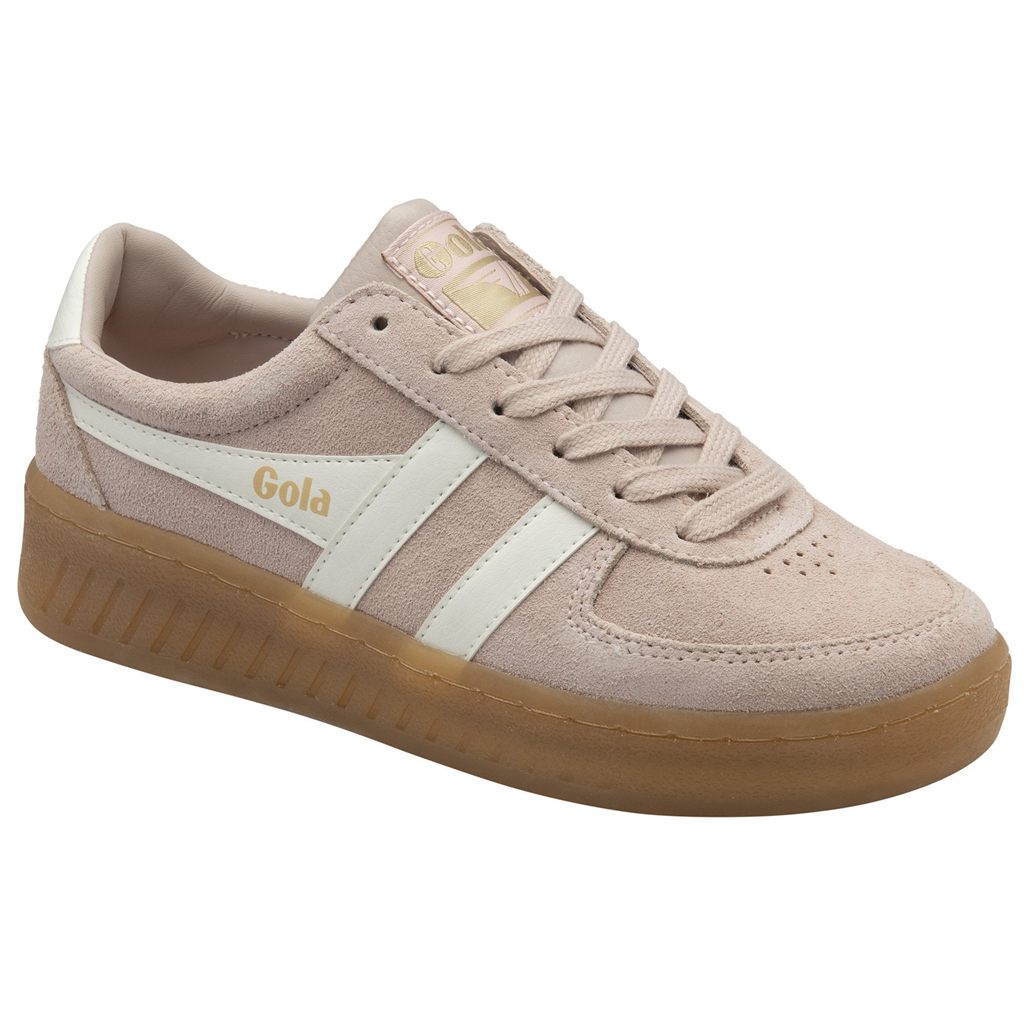 Gola Classics Grandslam Suede Sneakers Rosas Blancos Mexico | VQL-415067