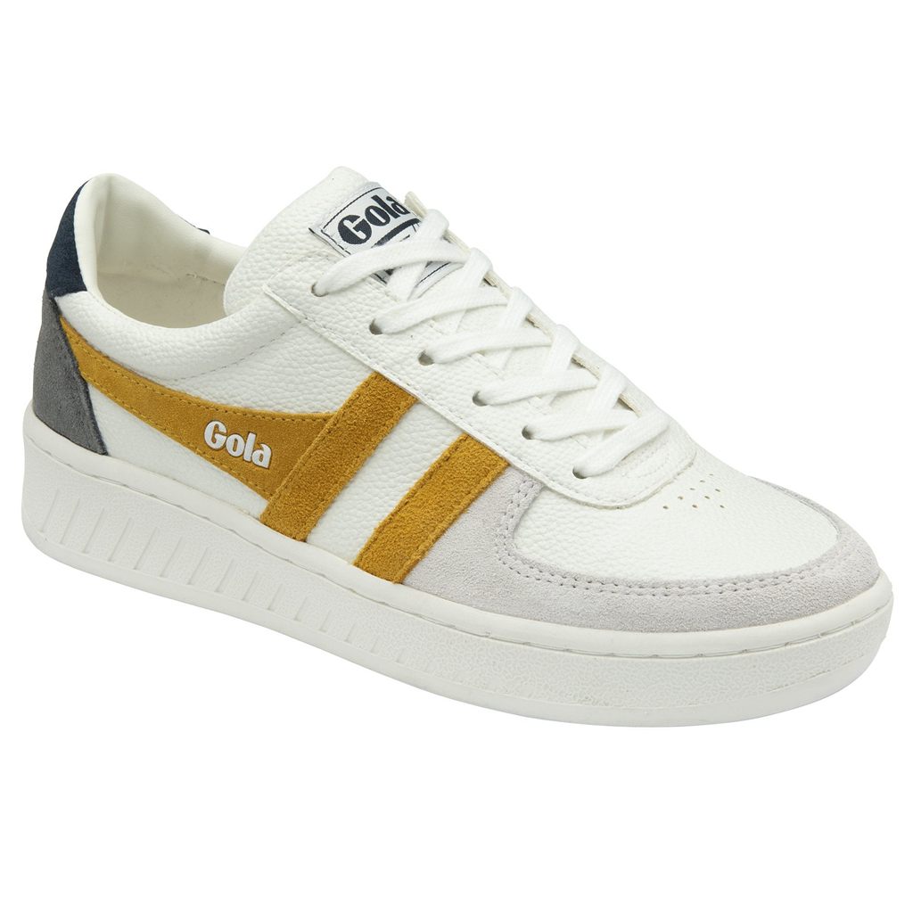 Gola Classics Grandslam Trident Sneakers Blancos Azul Marino Mexico | OJE-851036