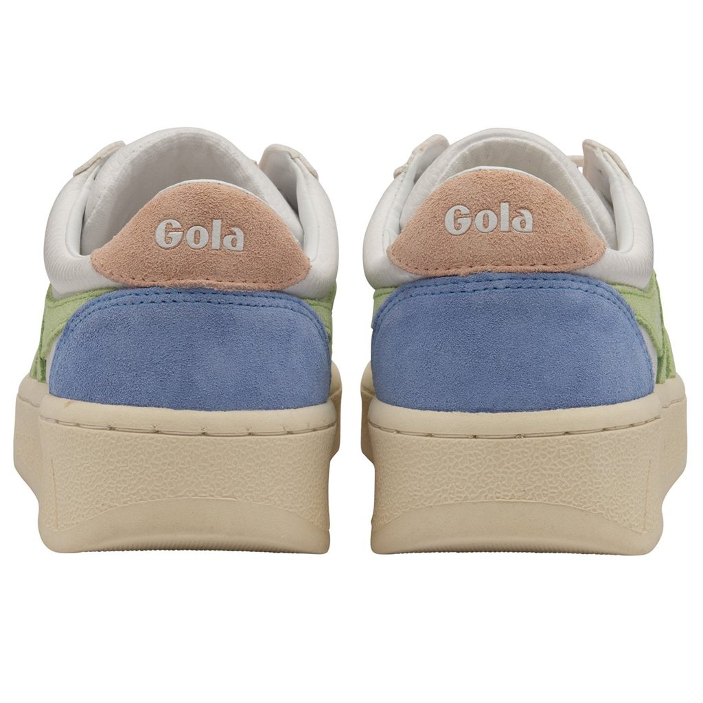 Gola Classics Grandslam Trident Sneakers Blancos Verdes Rosas Mexico | MDR-450398