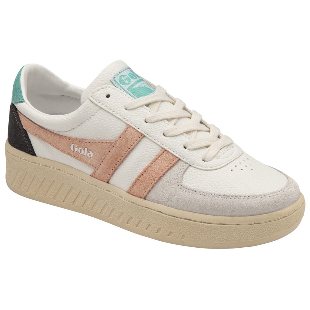 Gola Classics Grandslam Trident Sneakers Blancos Rosas Mexico | KDJ-187625