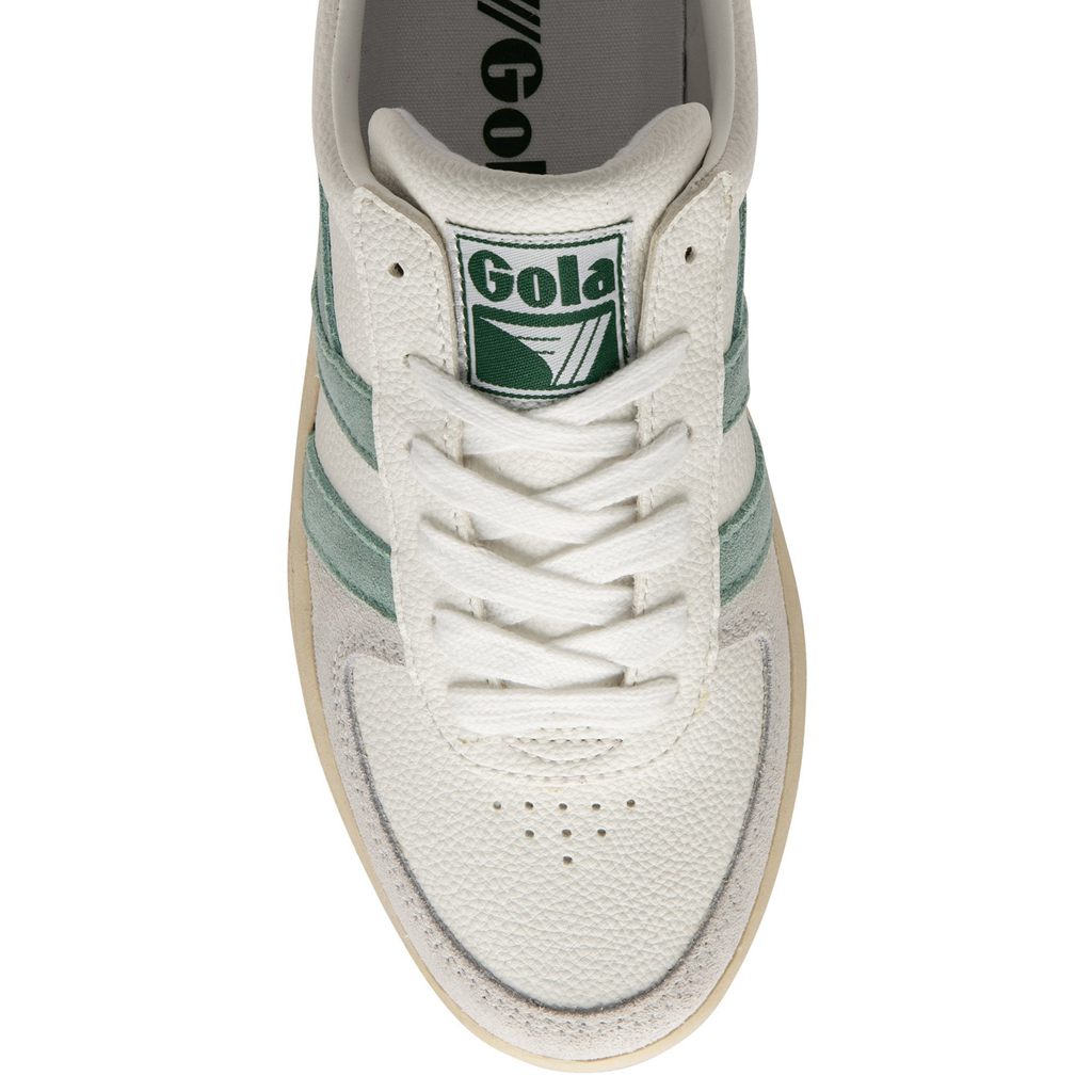 Gola Classics Grandslam Trident Sneakers Blancos Verdes Mexico | DPX-650491